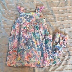 Joules baby girl sundress with matching bloomers